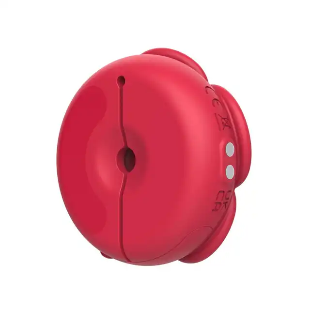 Teazers - Vibrating Nipple Clamps - wibrujące klipsy na sutki w kształcie róży, 10 trybów wibracji, wodoodporność IPX6.