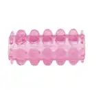 Toyz4Lovers - Long Ring Phallic Sheath. Nakładka na penisa z wypustkami, rozciągliwa i transparentna w kolorze różowym