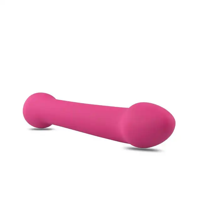 Elegance - Mister Pink - Dwustronne silikonowe dildo do stymulacji punktu G. Silikon medyczny wysokiej jakości! 18,5 cm przyjemności!