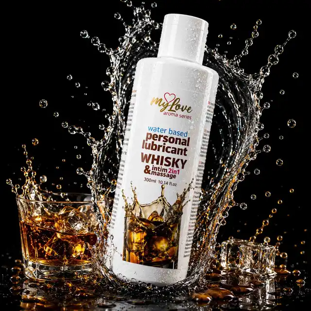 My Love -  Aroma Series Intim&amp;Massage 2in1 Whisky 300ml - Żel 2 w 1 do intymnych doznań oraz sensualnego masażu ciała o zapachu whiskey.