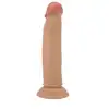 Pretty Love - Keon 8,4" - Realistyczne dildo z przyssawką z elastycznym kręgosłupem i ruchomą skórką. Ponad 21 cm przyjemności!