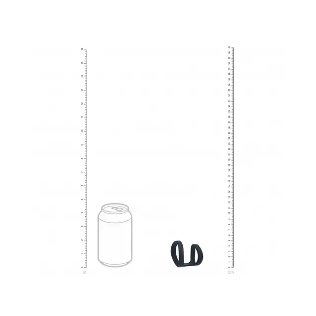 Levelz -  2 Loop Cock Ring. Silikonowy ring na penisa z podwójną pętlą o średnicy 5 cm