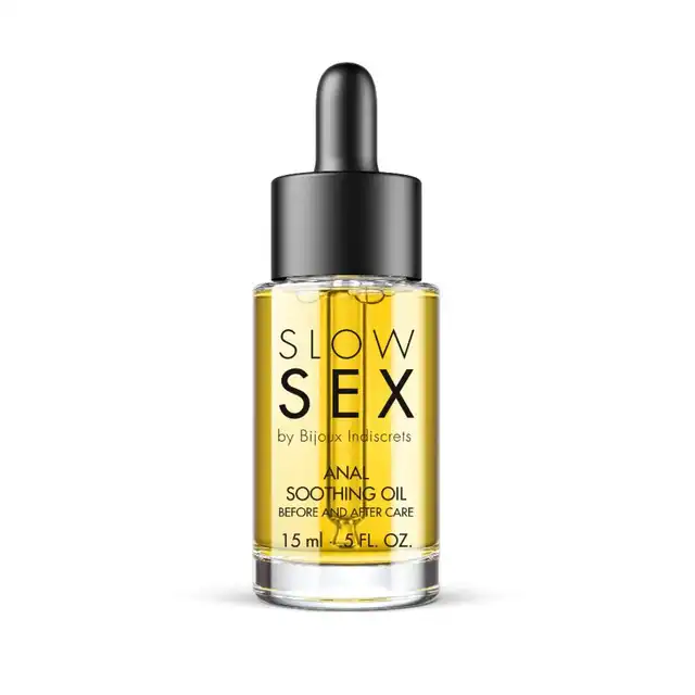 Slow Sex - Anal Soothing Oil 15 ml - kojący olejek analny, pielęgnacja analna przed i po.