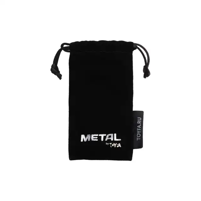 Toyfa – Metal. Korek analny srebrny z kryształem czerwonym serduszkiem.