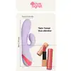 Love Signal - Twin Toned Duo Rabbit Vibrator - Urokliwy wibrator ze stymulacją łechtaczki, 7 trybów wibracji, wodoodporność IPX6.