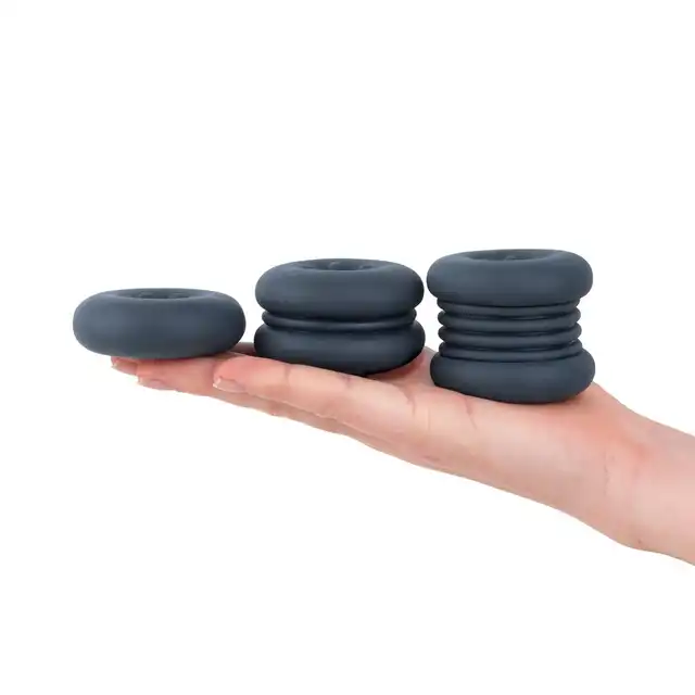 Boners - Buffer Rings 3 pcs - pierścienie buforowe 3 sztuki niebieskie - Większa kontrola nad głębokością.