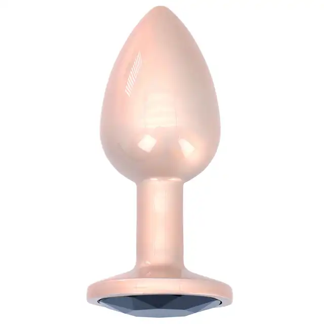 ToyJoy - Hapinnes Shine Like a Star. Złota zatyczka z czarnym kryształkiem.  