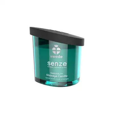 Swede - Senze Tranquility. Świeca do masażu zapach mięta, róża i pomarańcza 50 ml.