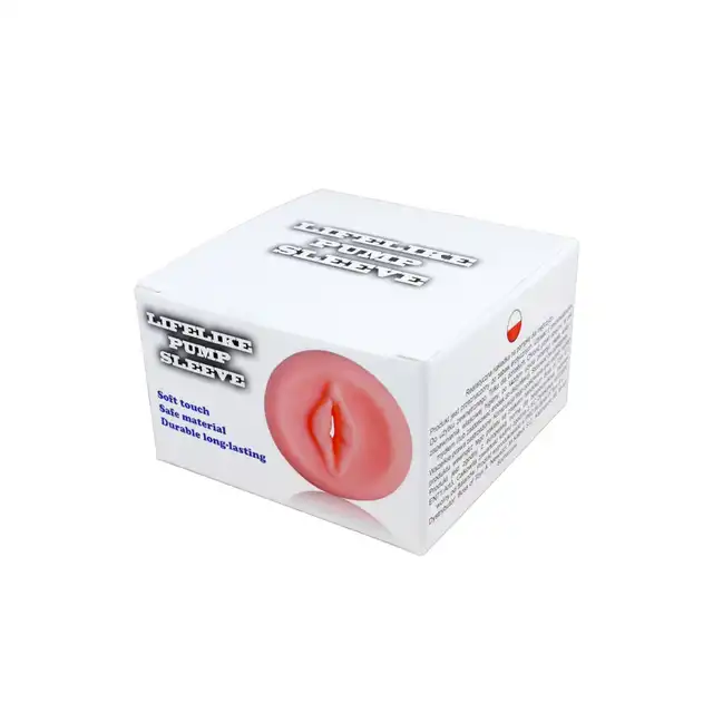 B-series - Super Soft Vagina Pump Sleeve - Uszczelka na pompkę do penisa w kształcie waginy. 