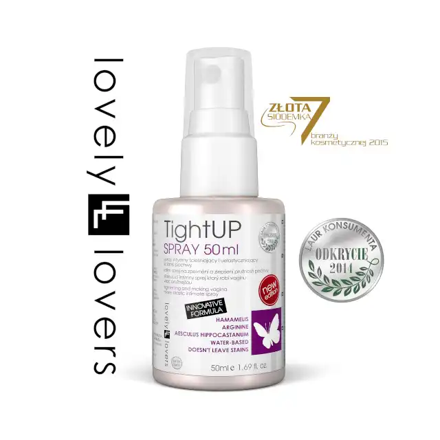 Lovely Lovers - Tight Up Spray 50ml - Spray ścieśniający i uelastyczniający ściankę pochwy, "efekt dziewicy" w kilka minut! Nagradzany bestseller!