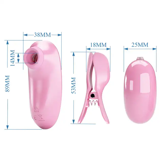 Pretty Love - Imonie Multifunctional 3 in 1 - Uroczy zestaw 3 w 1: klamerki na sutki, stymulator łechtaczki i jajeczko wibrujące. 