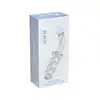 ToyJoy - Glass Worxx - Dual-Ended Anal &amp; G-spot Dildo - Eleganckie dwustronne szklane dildo analne i do punktu G. Wykonane z wysokiej jakości szkła borokrzemowego!