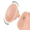 LoveToy - Sliding Skin Dual Layer Dong 8" - Zaawansowane dildo z ruchomą skórką i z odkręcaną przyssawką. Ponad 20 cm realistycznych doznań.