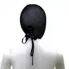 O-Products - Lace Hood Shiny Diamonds - Siateczkowa maska z diamencikami i wiązaniem z tyłu. Idealna do stylizacji fetyszowych i role-play.