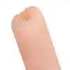 Fluffy Love - Masturbator 032A - kieszonkowy masturbator - cielisty kolor, gładki, ergonomiczny kształt, który naturalnie dopasowuje się do dłoni.