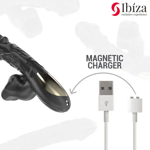 Ibiza – Oscillating and Biting Vibrator. Wibrator z efektem gryzienia, trybami oscylacji oraz stymulacji łechtaczki i punktu G!