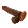 Beautiful - Abel 7,5" Rotating &amp; Thrusting Dildo - Realistyczny wibrator-dildo z przyssawką z ruchem posuwistym i rotacyjnym. 21 cm przyjemności.