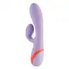 Love Signal - Twin Toned Duo Rabbit Vibrator - Urokliwy wibrator ze stymulacją łechtaczki, 7 trybów wibracji, wodoodporność IPX6.