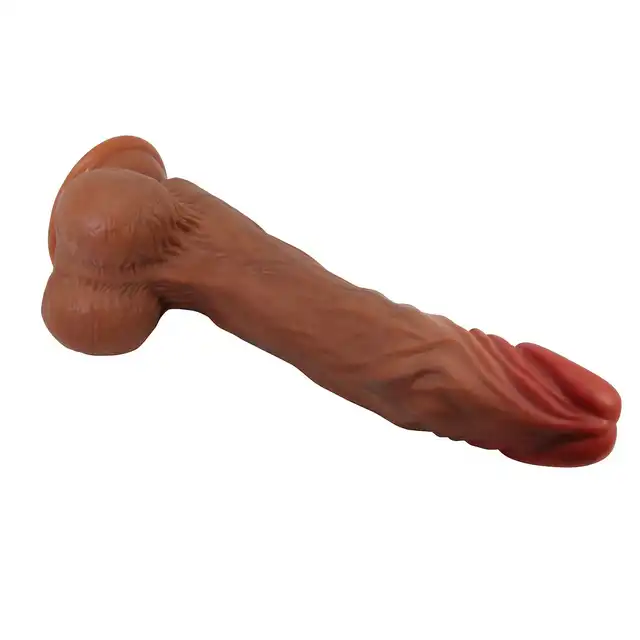 Beautiful - Calisto 9,8" Rotating &amp; Thrusting  Dildo - Realistyczny wibrator-dildo z przyssawką z ruchem posuwistym i rotacyjnym. 25 cm przyjemności.