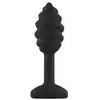 ToyJoy - Anal Play Swirl Plug. Silikonowy korek analny z falistą strukturą.