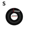 Kiotos Sport Balls – Thick Cockring S. Gruby silikonowy pierścień erekcyjny w kolorze czarnym