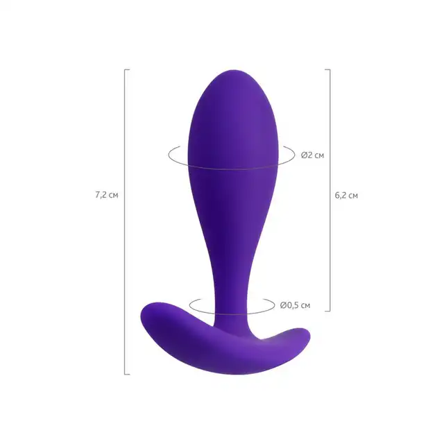 To Do - Anal Plug Hub Violet - Mały, fioletowy korek analny dla początkujących.