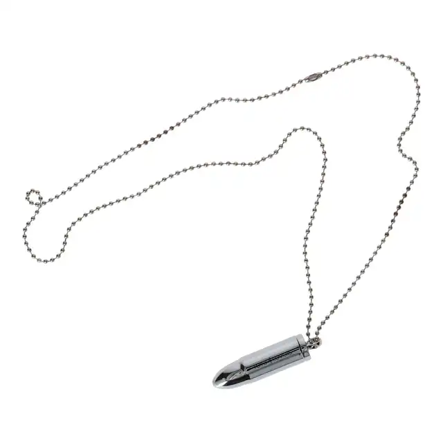 Elys - One Shot Vibrator Bullet - Elegancki naszyjnik incognito z mini wibratorem. Minimalistyczny design, mocne wibracje, dyskrecja na łańcuszku.