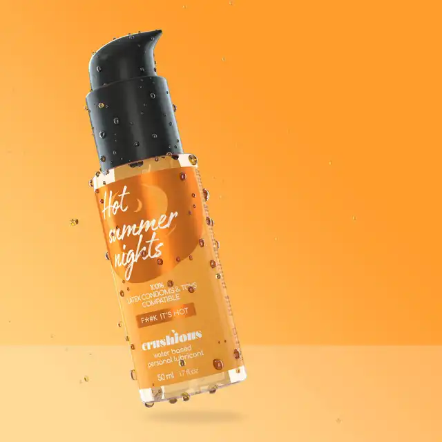 Crushious - F*#k It`s Hot - Warming Effects Waterbased Lubricant 50ml - Lubrykant na bazie wody z efektem rozgrzewającym. Rozgrzewająca formuła dla intensywniejszych doznań.