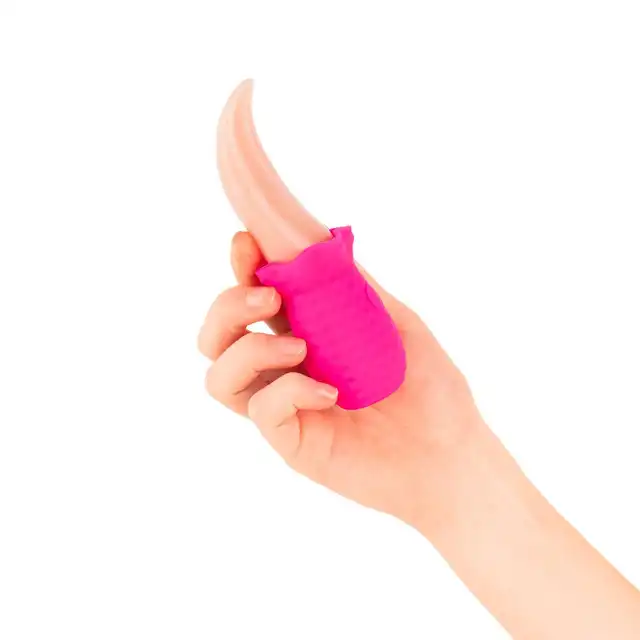 Teazers - Realistic Tongue Vibrator - Różowy Wibrator Językowy 4 tryby wibracji, 7 prędkości - elastyczny realizm w Twoich rękach.