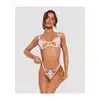 Obsessive – Luise Sublim White 2-Pcs Crotchless Set L/XL. Biały, wycięty, koronkowy, niesamowicie seksowny komplet bielizny