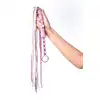 Toyfa - Anonymo No0006. Estetyczny różowy flogger z długimi paskami. 