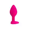 To Do - Anal Plug Diamond Heart Pink Small - Mały, różowy korek analny z kryształkiem w kształcie serca - romantyczny charakter!