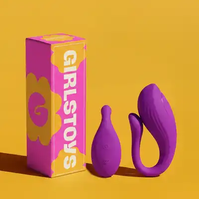 Girls Toys - Jajko wibrujące Ascona. Silikonowe, wibrujące, fioletowe jajeczko dopochwowe sterowane pilotem. Doskonale stymuluje punkt G!