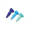 b-Vibe - Anal Training Kit 3pcs - Zestaw treningowych korków analnych o zjawiskowej kolorystyce. 3 rozmiary, mocne przyssawki, 100% silikon!