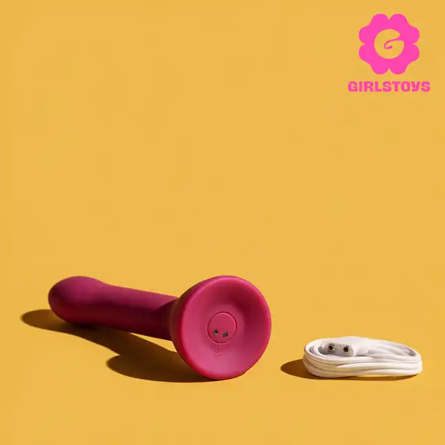 Girls Toys - Phoenix - Zakrzywiony wibrator na przyssawce z 10 funkcjami wibracji do stymulacji waginalnej lub analnej.