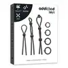 Addicted Toys - Flexible Cock Ring Set 7 Pieces - Zestaw 7 elastycznych ringów erekcyjnych z silikonu medycznego.