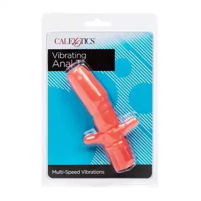 Calexotics - Vibrating Anal T - Smukły wibrator analny dla początkujących. Kompaktowy rozmiar, precyzyjne wibracje i wygodny kształt do stymulacji analnej.