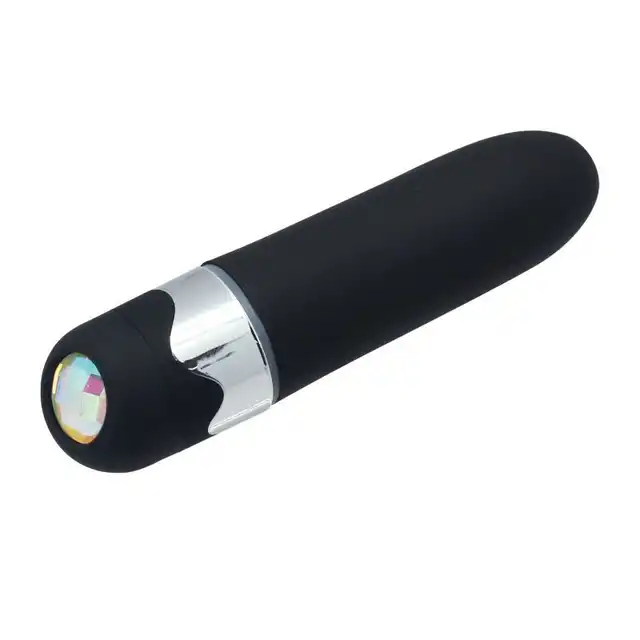 Toyz4Lovers - Shiny Classic Vibrator. Poręczny czarny wibrator do łechtaczki,  na baterie o niesamowitych wibracjach! 11,5 cm długości