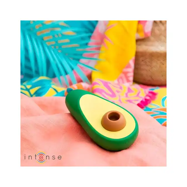 Intense – Waki Avocado Clitoral Suction Stimulator. Kolorowy dyskretny stymulator łechtaczki w kształcie awokado