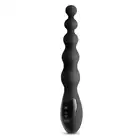 NS Novelties - Renegade - Virtua Black - Nowoczesne koraliki analne z wibracjami i cyfrowym panelem. Stopniowana konstrukcja, nowoczesna technologia, długość 24 cm.