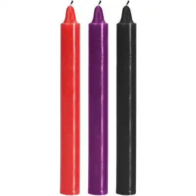 ToyJoy - Japanese Drip Candles. Zestaw trzy świece do zabaw woskiem