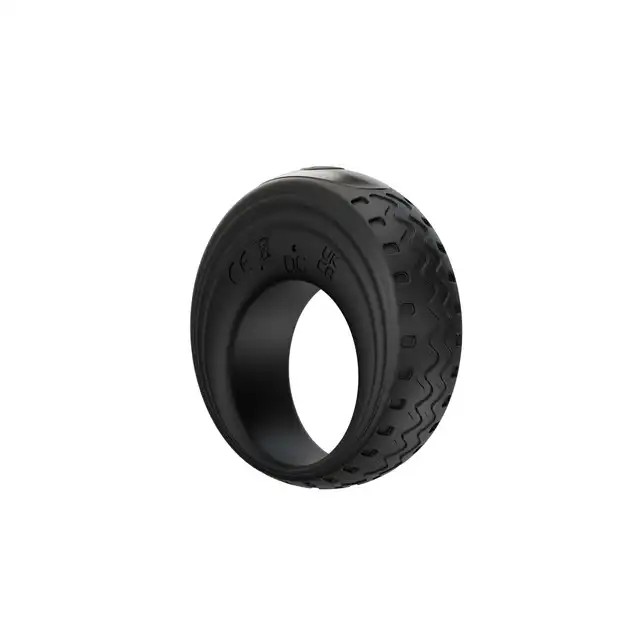 B-Series - Whirlwind Tire Vibration Cock Ring - Wibrujący pierścień erekcyjny zapewniający intensywną stymulację i dłuższą przyjemność.