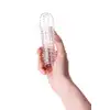 A-Toys - Penis Extender Boyn 15,2 cm - Transparentna nakładka na penisa z wypustkami, efekt natychmiastowego powiększenia.