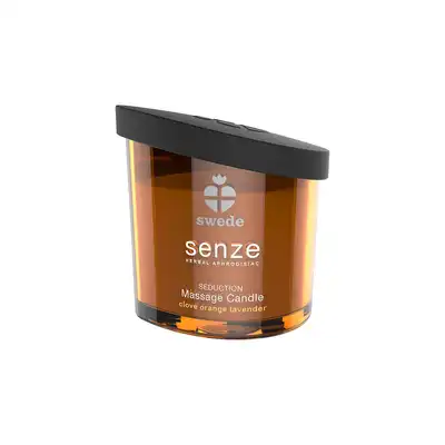 Swede - Senze Seduction. Świeca do masażu zapach goździk, pomarańcza i lawenda 50 ml.  