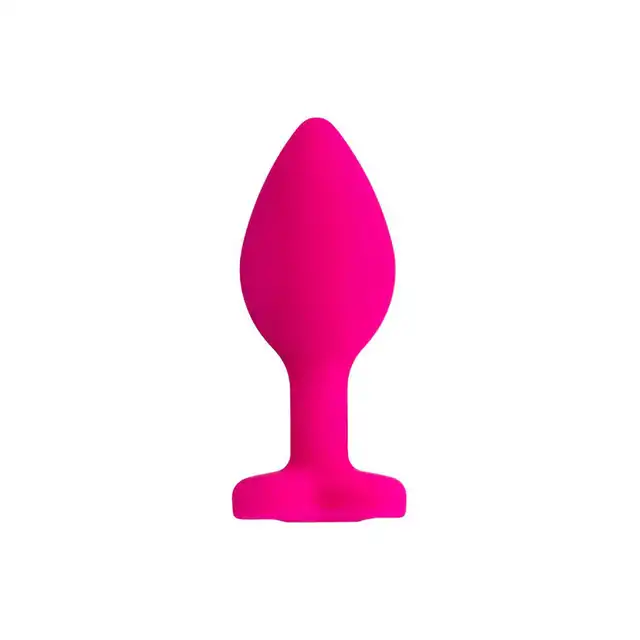 To Do - Anal Plug Diamond Heart Pink Small - Mały, różowy korek analny z kryształkiem w kształcie serca - romantyczny charakter!