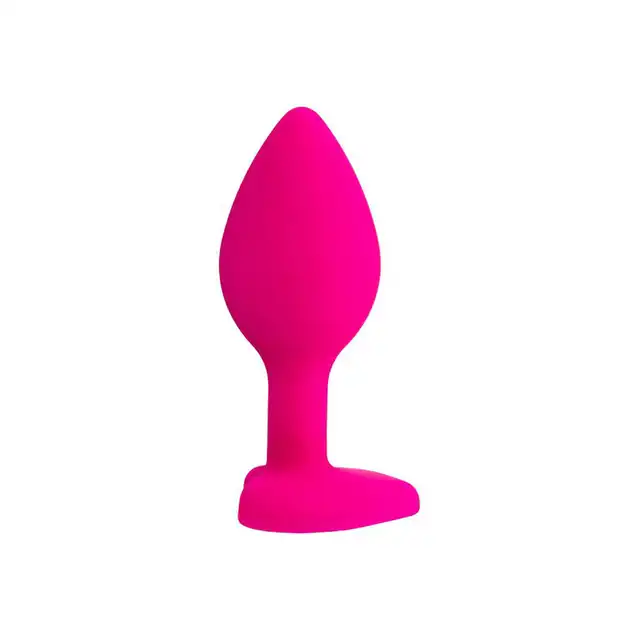 To Do - Anal Plug Diamond Heart Pink Small - Mały, różowy korek analny z kryształkiem w kształcie serca - romantyczny charakter!