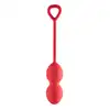 Love Signal - Playful Drops Love Ball - Silikonowe kulki gejszy do ćwiczeń mięśni kegla. Uroczy design!