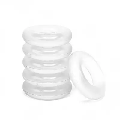 Boners - Ring Master Ballstretcher Set 6 pcs - Zestaw 6 elastycznych transparentnych ringów do tworzenia różnych konfiguracji.