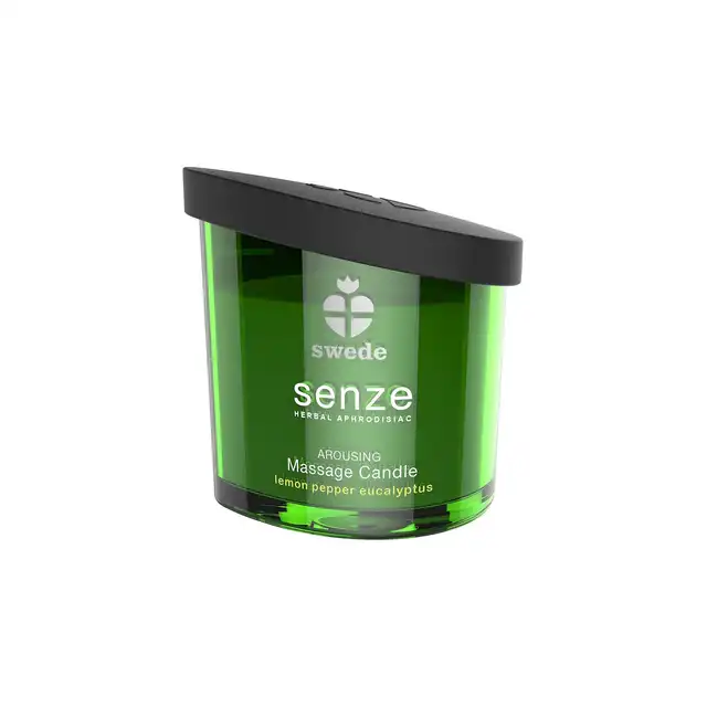 Swede - Senze Arousing. Świeca do masażu zapach Cytryna, pieprz i eukaliptus 50 ml. 