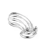 BSeries - Metal Penis Cock Cage - Regular - Stalowa klatka na penisa o wydłużonej konstrukcji. Nowoczesny, odważny i niezwykle intrygujący wygląd.